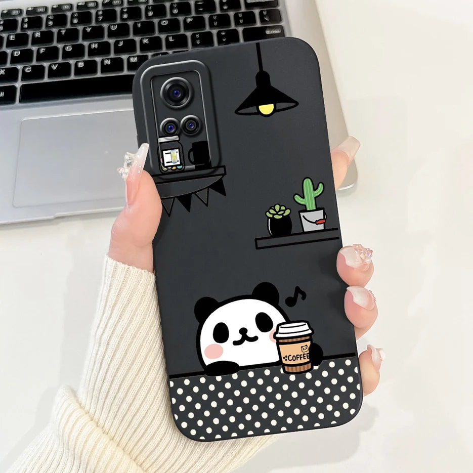 For Vivo Y51 2020 Case V2030 Luxury Candy Painted Cover Soft TPU Phone Case For Vivo Y31 Y 33 VivoY51 Fundas Vivo Y53s 4G Bumper