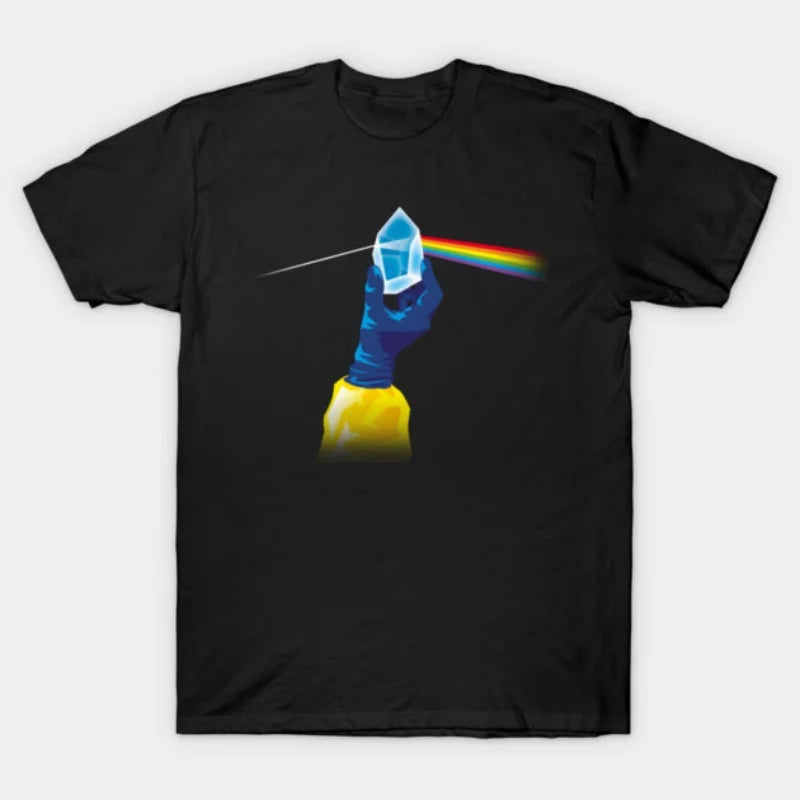Pink Floyd T-shirt, unisex street style short-sleeved American retro casual 100% cotton trendy high-street short-sleeved T-shirt