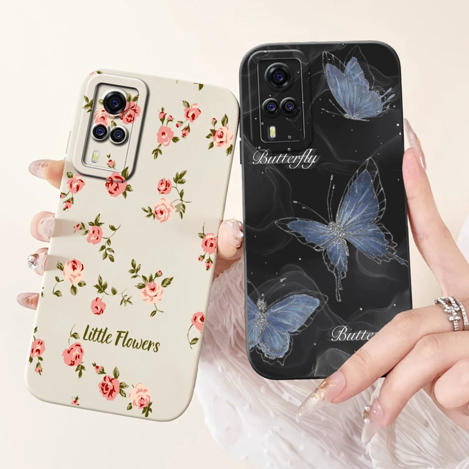 For Vivo Y51 2020 Case V2030 Luxury Candy Painted Cover Soft TPU Phone Case For Vivo Y31 Y 33 VivoY51 Fundas Vivo Y53s 4G Bumper