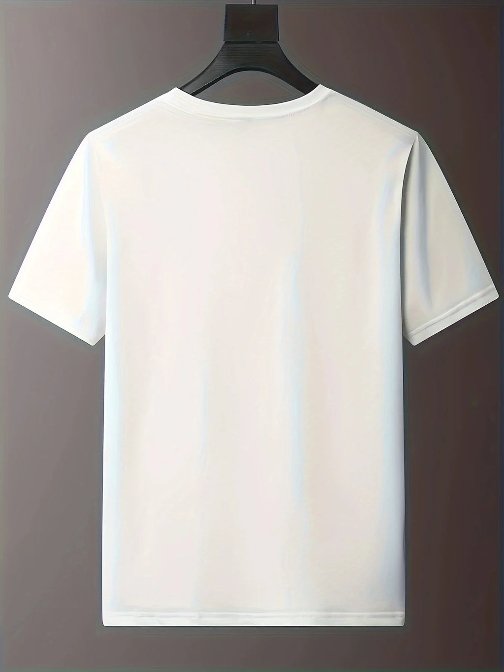 Men's Summer 100% Cotton Fashionable Casual Loose Funny slogan graphic Printed Round Neck Short Sleeve T-shirt Top