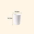 Trash Can Plastic Wastebasket Round Garbage Container Bin for Bathroom Kitchen Bedroom Home Office College Dorm