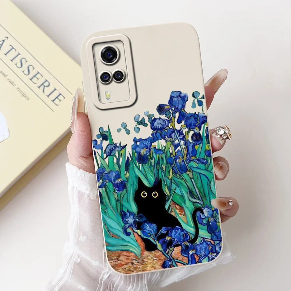 For Vivo Y51 2020 Case V2030 Luxury Candy Painted Cover Soft TPU Phone Case For Vivo Y31 Y 33 VivoY51 Fundas Vivo Y53s 4G Bumper