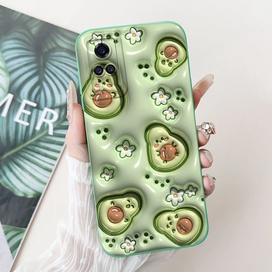 For Vivo Y51 2020 Case V2030 Luxury Candy Painted Cover Soft TPU Phone Case For Vivo Y31 Y 33 VivoY51 Fundas Vivo Y53s 4G Bumper