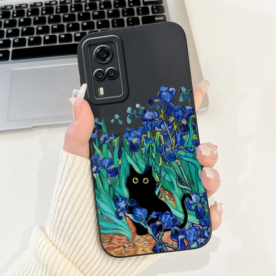 For Vivo Y51 2020 Case V2030 Luxury Candy Painted Cover Soft TPU Phone Case For Vivo Y31 Y 33 VivoY51 Fundas Vivo Y53s 4G Bumper