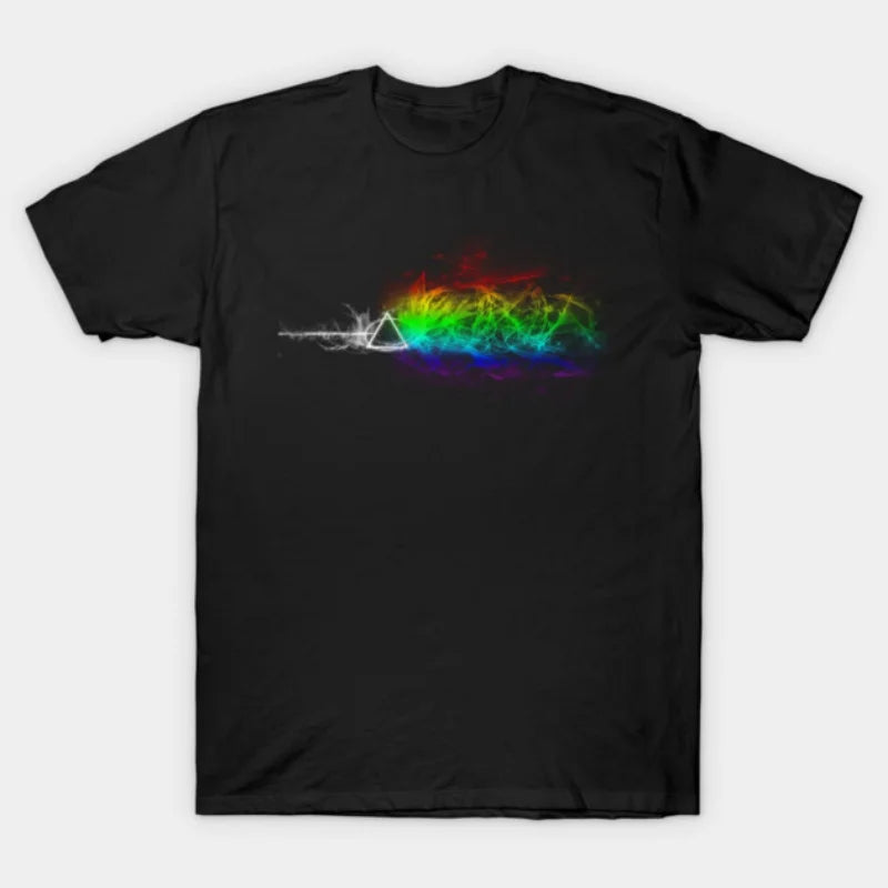 Pink Floyd T-shirt, unisex street style short-sleeved American retro casual 100% cotton trendy high-street short-sleeved T-shirt