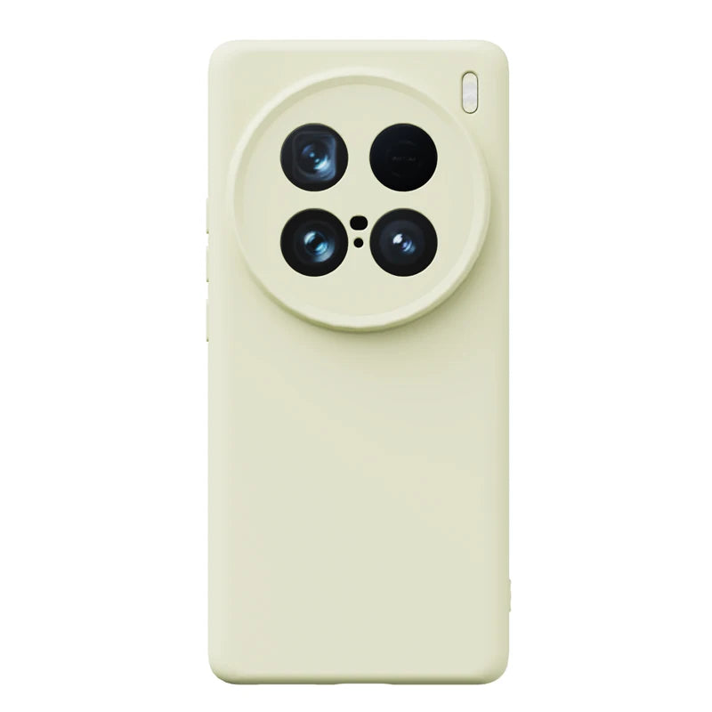 Soft Liquid Silicone Phone Case For VIVO X100 Ultra X300S X200 Pro Mini X300Ultra , Slim Skin Fleece Camera Protection Cover