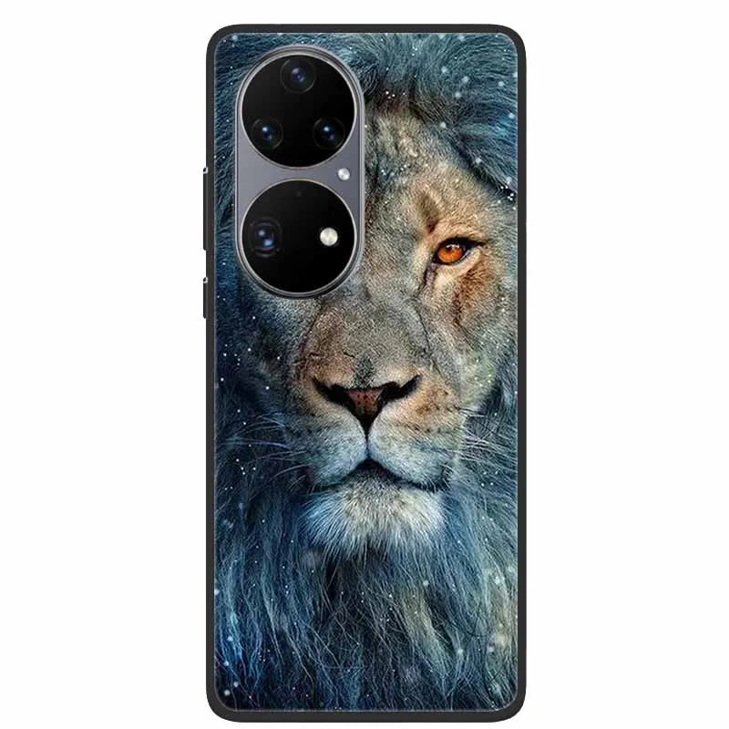For Huawei P50 Pro Case P50E Shockproof Soft Silicone Phone Case For Huawei P50Pro Back Cover P 50 Luxury Protective TPU Coque
