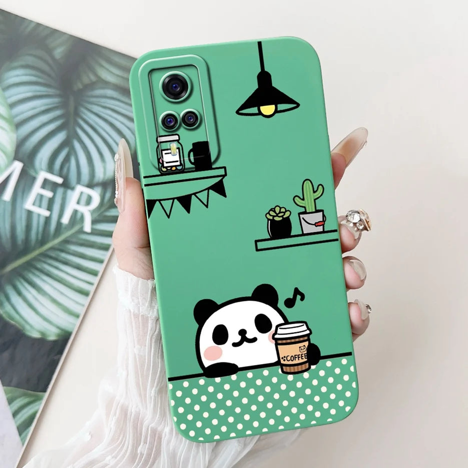 For Vivo Y51 2020 Case V2030 Luxury Candy Painted Cover Soft TPU Phone Case For Vivo Y31 Y 33 VivoY51 Fundas Vivo Y53s 4G Bumper