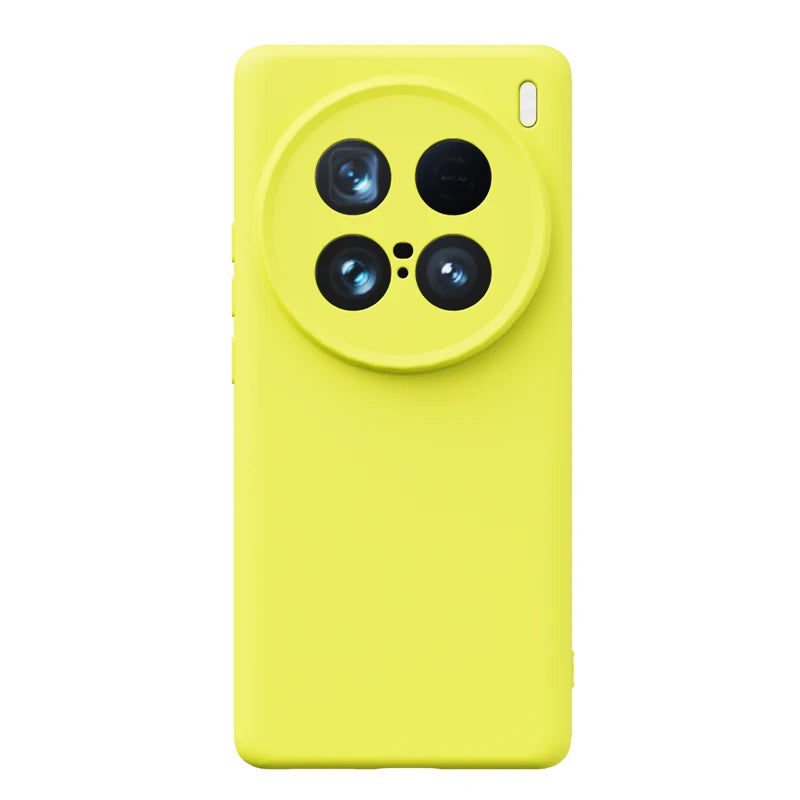 Soft Liquid Silicone Phone Case For VIVO X100 Ultra X300S X200 Pro Mini X300Ultra , Slim Skin Fleece Camera Protection Cover