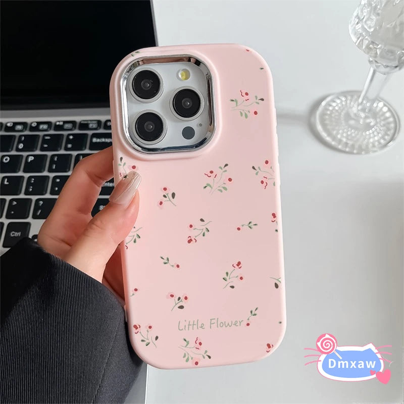 For Samsung Galaxy A05S A15 A25 A24 A54 A53 S24 S23 S22 Plus Ultra S21 S20 FE A13 A52s A03 Core Phone Case Fresh Flower Cover