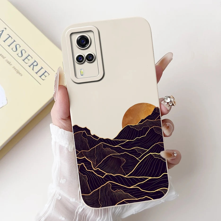 For Vivo Y51 2020 Case V2030 Luxury Candy Painted Cover Soft TPU Phone Case For Vivo Y31 Y 33 VivoY51 Fundas Vivo Y53s 4G Bumper