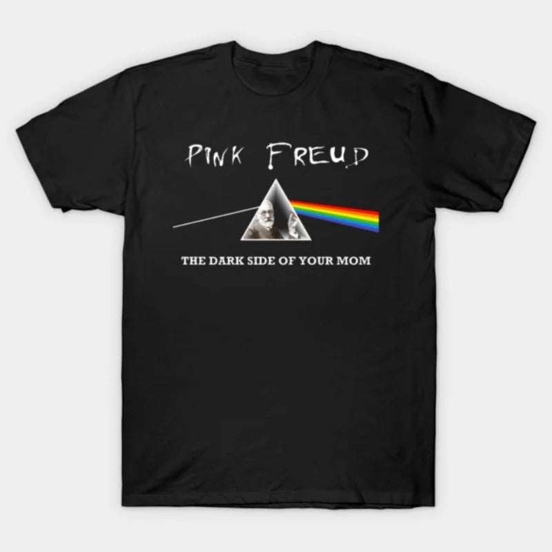 Pink Floyd T-shirt, unisex street style short-sleeved American retro casual 100% cotton trendy high-street short-sleeved T-shirt