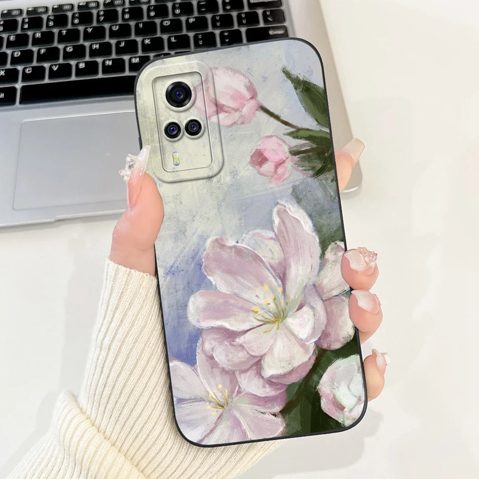 For Vivo Y51 2020 Case V2030 Luxury Candy Painted Cover Soft TPU Phone Case For Vivo Y31 Y 33 VivoY51 Fundas Vivo Y53s 4G Bumper
