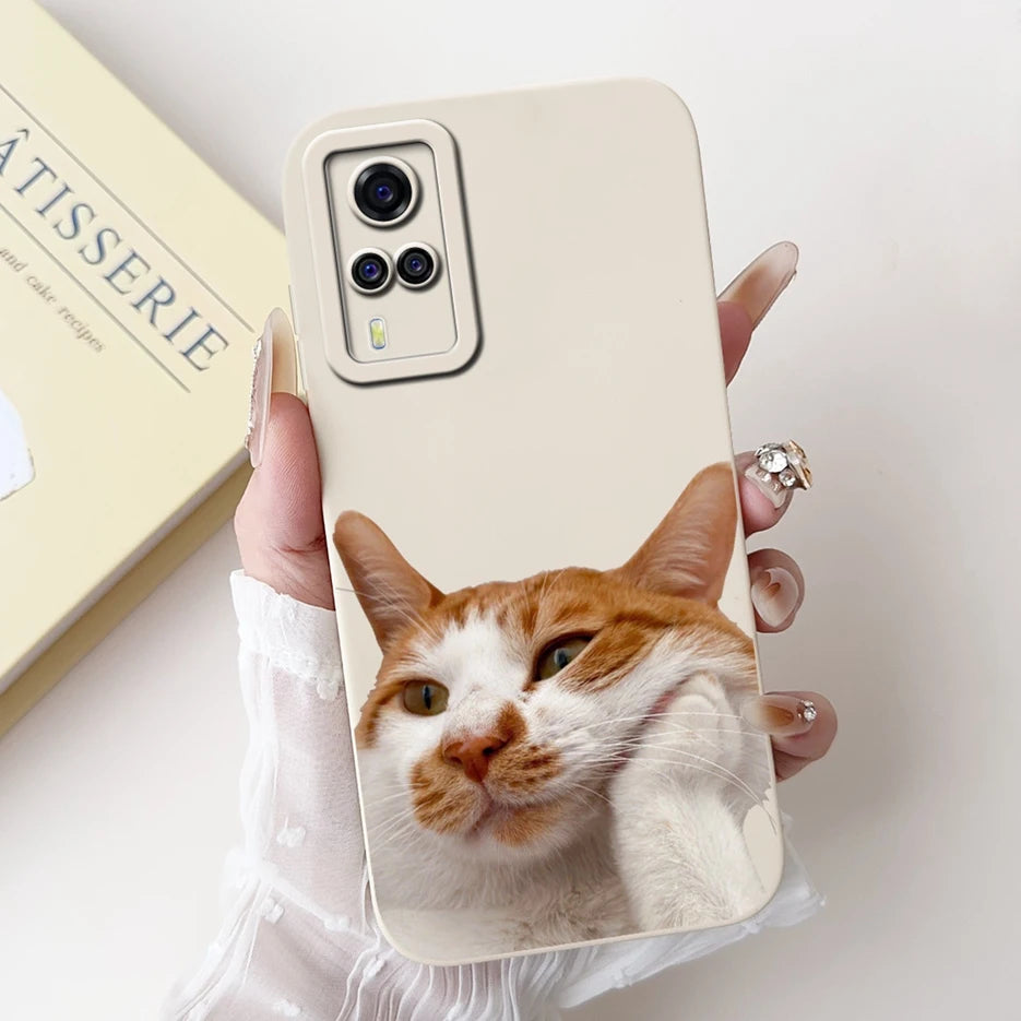 For Vivo Y51 2020 Case V2030 Luxury Candy Painted Cover Soft TPU Phone Case For Vivo Y31 Y 33 VivoY51 Fundas Vivo Y53s 4G Bumper